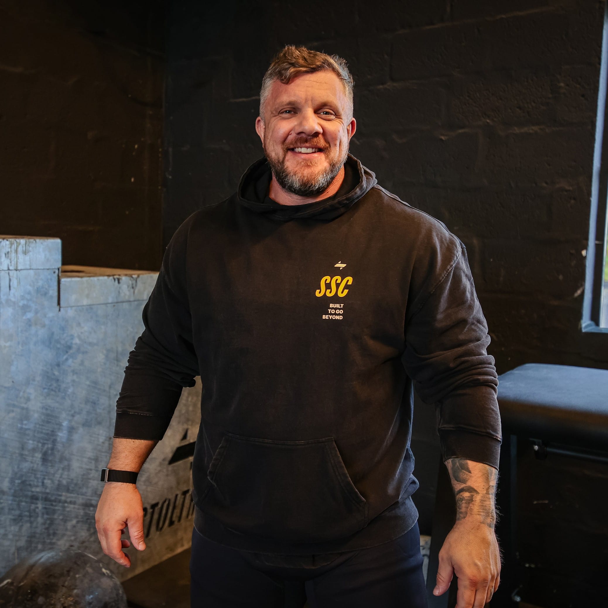 Stoltman "Strength Club Range" Hoodie / Acid Wash - Stoltman Brothers