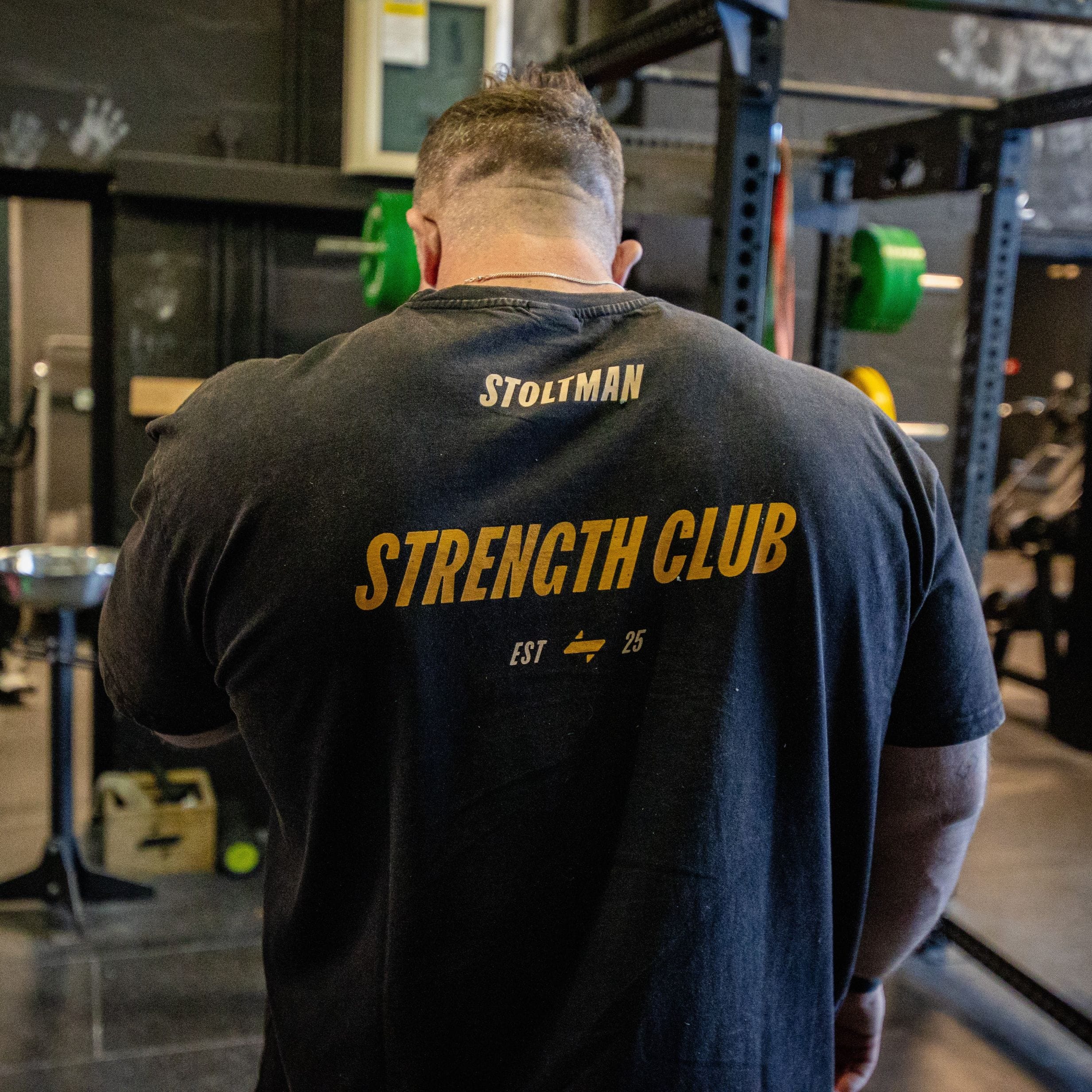 Stoltman "Strength Club Range" T-Shirt / Acid Wash - Stoltman Brothers