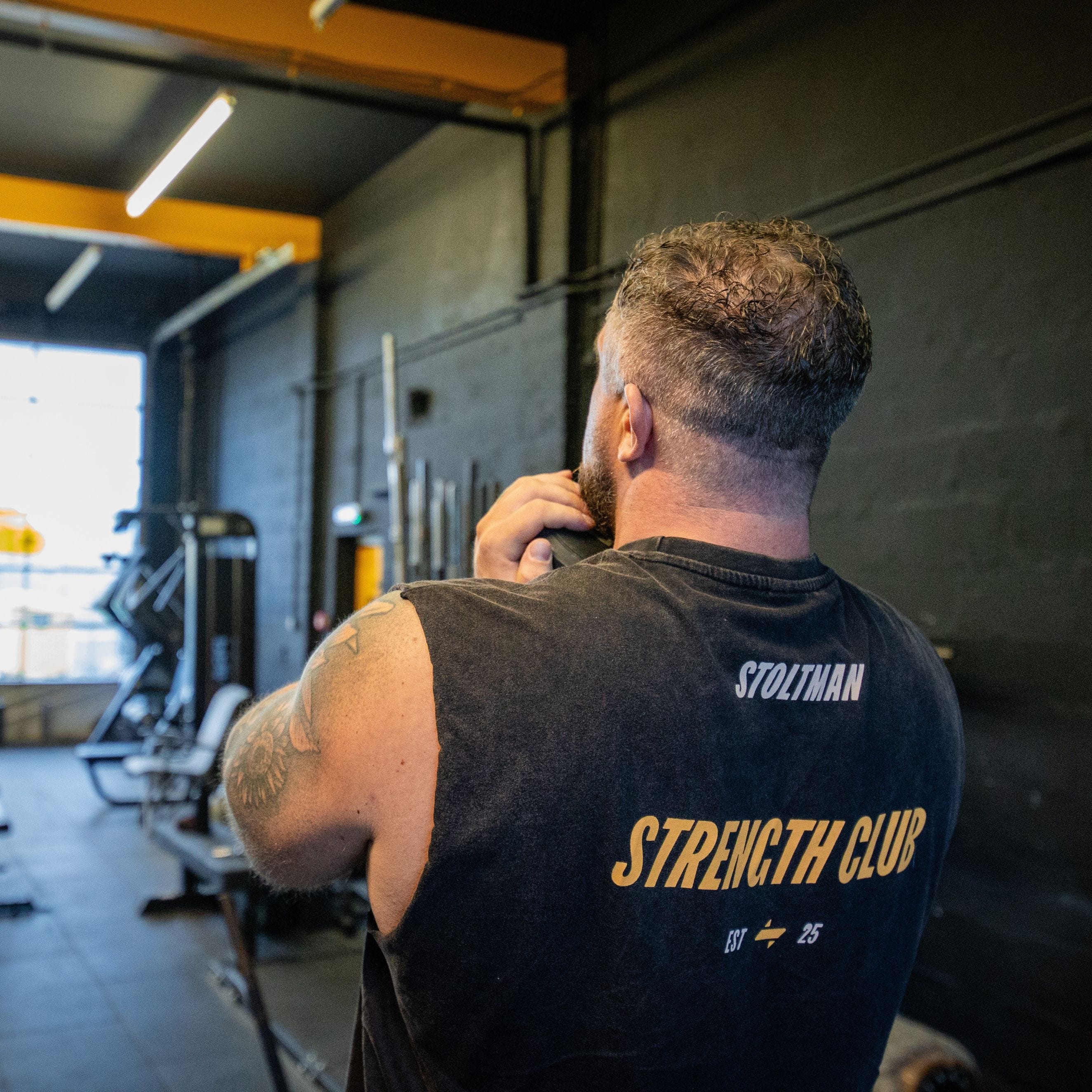 Stoltman "Strength Club Range" Vest / Acid Wash - Stoltman Brothers