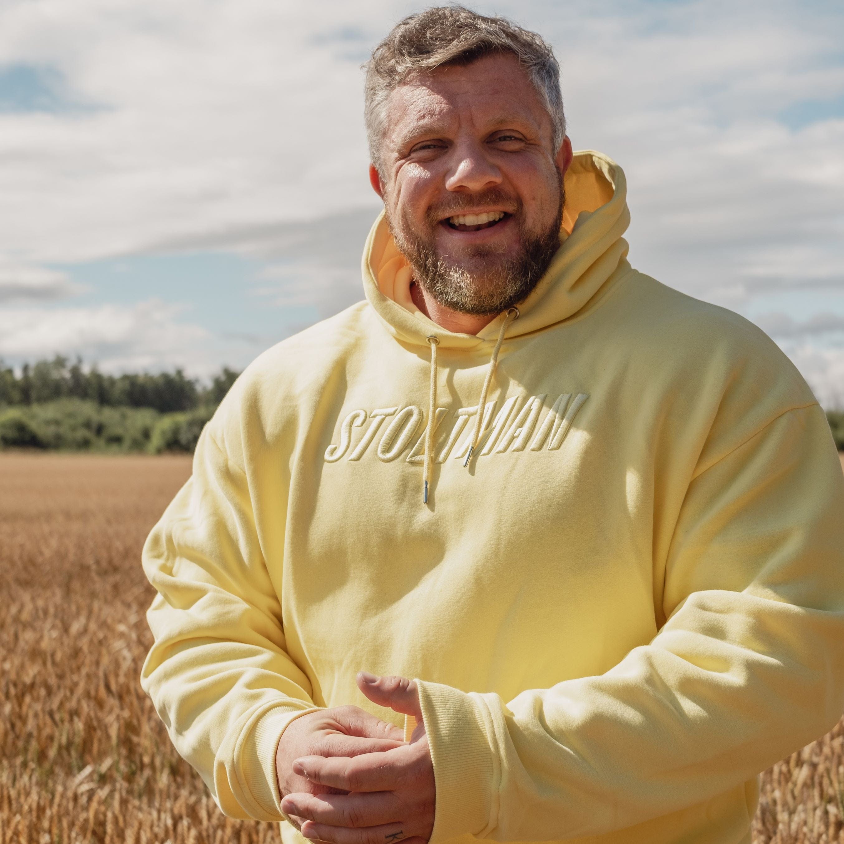 Stoltman Hoodie - Lemon - Stoltman Brothers