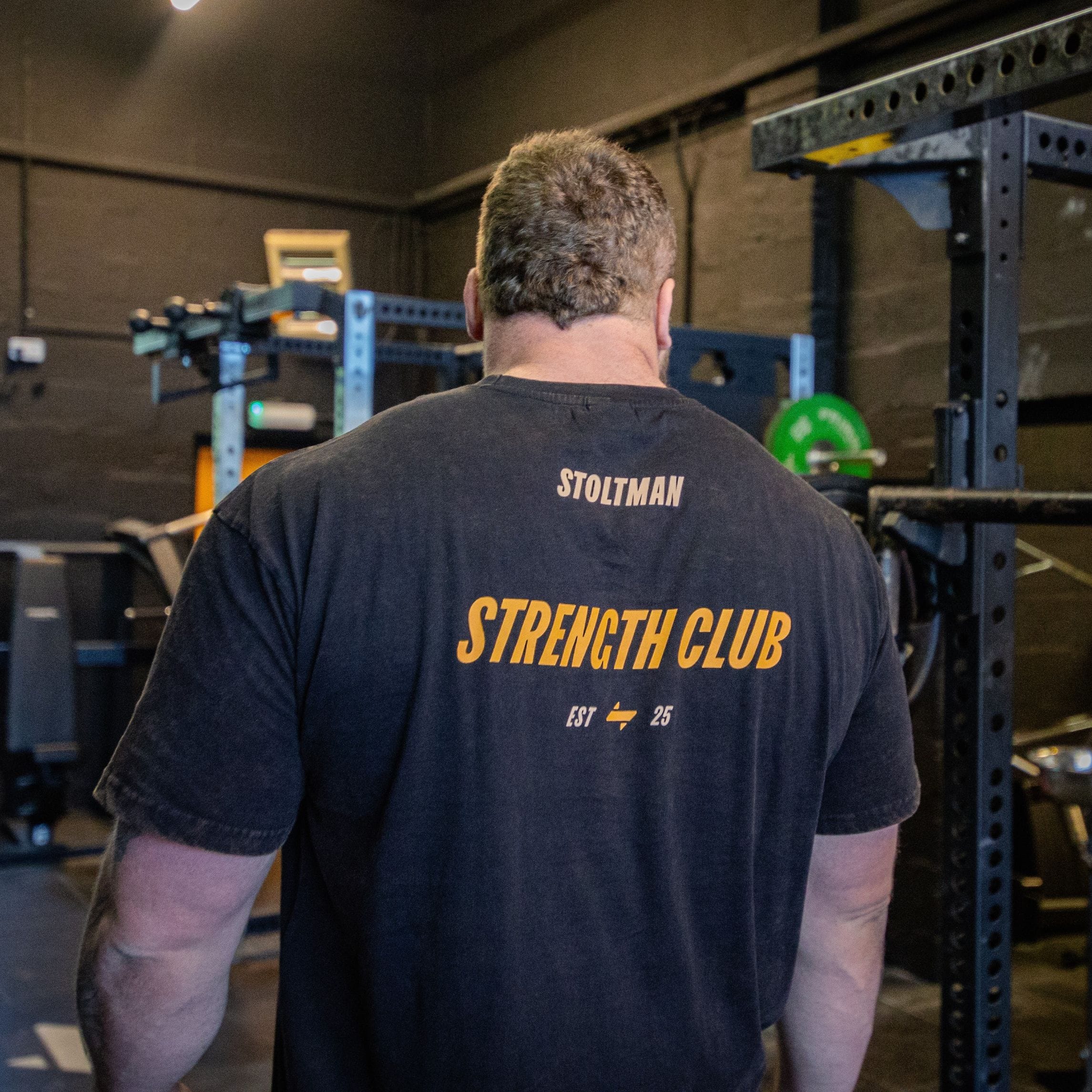 Stoltman "Strength Club Range" T-Shirt / Acid Wash - Stoltman Brothers